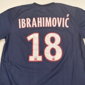 Authentic Ibrahimovic PSG jersey.